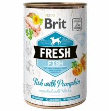Вологий корм Brit Fresh (Бріт Фреш) Fish with Pumpkin для собак з рибою та гарбузом