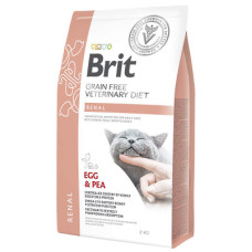 Сухий корм Brit GF VetDiet (Бріт ВетДієт) Cat Renal для котів при захворюваннях нирок з яйцем та горохом