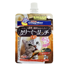 Ласощі CattyMan (КеттіМен) reamy Chicken для котів вершкове пюре з куркою