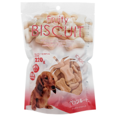 Ласощі DoggyMan (ДоггіМен) Biscuit Strawberry для собак фруктове печиво бісквіт з полуницею