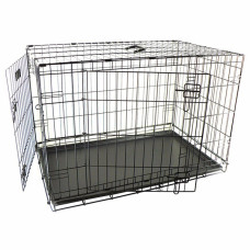 Клітка Flamingo (Фламінго) Wire Cage Ebo Taupe для собак 2-х дверна 