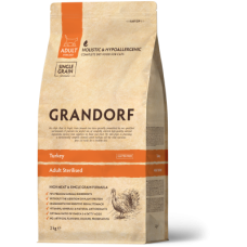 Сухий корм Grandorf (Грандорф) Cat Adult Sterilised Turkey для стерилізованих кішок з індичкою 