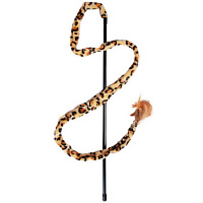 Іграшка Flamingo (Фламінго) Leopard Fishing Rod для котів вудка дражнилка леопард