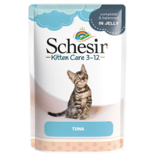 Вологий корм Schesir (Шезір) Kitten Care Tuna для кошенят з тунцем шматочки в желе
