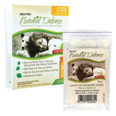 Краплі Sentry (Сентрі) Natural Defense Flea & Tick Squeeze-on for Dogs & Puppies від бліх і кліщів для собак та цуценят