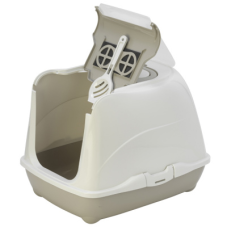 Туалет закритий Moderna (Модерна) Flip Cat для котів з відкидною кришкою 50х39х37 см