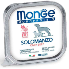 Вологий корм Monge (Монж) Monoprotein Dog Solo Beef для собак паштет з яловичиною