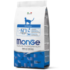 Сухий корм Monge (Монж) Cat Urinary для профілактики сечокам'яної хвороби у котів з куркою