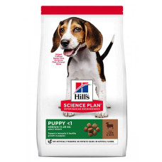 Сухий корм Hill's (Хіллс) Science Plan Puppy Medium Breed для цуценят середніх порід з ягням та рисом 
