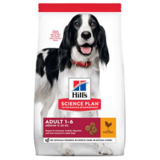 Сухий корм Hill's (Хіллс) Science Plan Adult Medium Breed для собак середніх порід з куркою