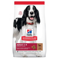 Сухий корм Hill's (Хіллс) Science Plan Adult Medium Breed для собак середніх порід з ягням та рисом 