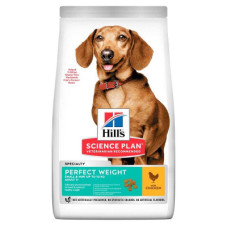 Сухий корм Hill's (Хіллс) Science Plan Adult Perfect Weight Small & Mini для підтримання ваги у собак малих та мініатюрних порід з куркою