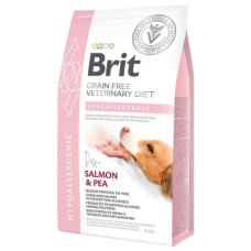 Сухий корм Brit GF VetDiet (Бріт ВетДієт) Dog Hypoallergenic для собак при харчовій алергії з лососем, горохом та гречкою