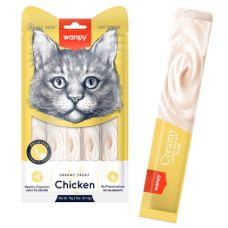 Ласощі рідкі Wanpy (Ванпі) Creamy Lickable Treats Chicken для котів з куркою