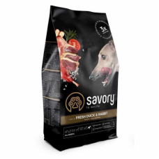 Сухий корм Savory (Cейворi) Fresh Duck & Rabbit Adult All Breeds для собак зі свіжої качки та кролика