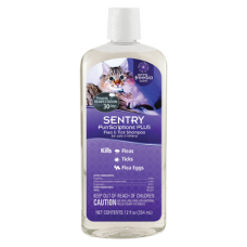 Шампунь Sentry (Сентрі) PurrScriptions Plus від бліх і кліщів для котів фрезія