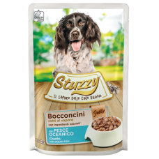Вологий корм Stuzzy (Штузі) Dog Ocean Fish для собак з океанічною рибою шматочки в желе