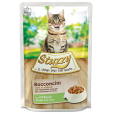 Вологий корм Stuzzy (Штузі) Cat Veal для котів з телятиною шматочки в соусі 