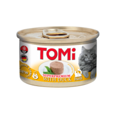Вологий корм TOMi (Томі)  Duck для котів з качкою мус