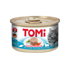 Вологий корм TOMi (Томі) Salmon для котів з лососем мус