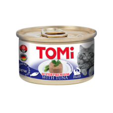 Вологий корм TOMi (Томі) Tuna для котів з тунцем мус