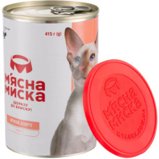 Вологий корм М'ясна миска для котів паштет асорті