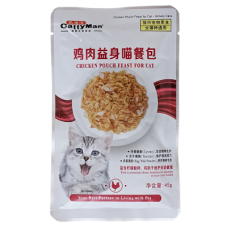 Вологий корм CattyMan (КеттіМен) Urinary Care Chicken Feast для котів схильних до сечокам’яної хвороби курка макрель в желе