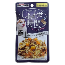 Вологий корм CattyMan (КеттіМен) Tuna Bonito Scallop для котів тунець макрель морський гребінць в желе