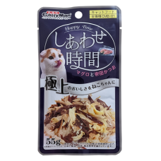 Вологий корм CattyMan (КеттіМен) Tuna Chicken Bonito для котів тунець курка макрель в желе
