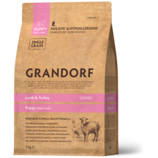 Сухий корм Grandorf (Грандорф) Dog Puppy from 3 weeks Lamb & Turkey для цуценят від 3 тижнів з ягням та індичкою 