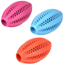 Іграшка Flamingo (Фламінго) Dental Rugby Ball для собак гумовий м'яч регбі