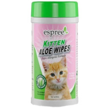 Вологі серветки Espree (Еспрі) Kitten Aloe Wipe для чищення кошенят