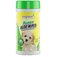 Вологі серветки Espree (Еспрі) Puppy Aloe Wipes для чищення цуценят