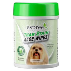 Вологі серветки Espree (Еспрі) Tear Stain Wipes для догляду за очима собак з алое вера