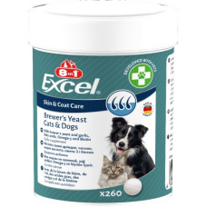 Вітаміни 8in1 (8в1) Excel Brewers Yeast для собак та котів підтримка здоров'я шкіри та шерсті