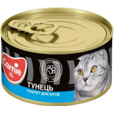 Вологий корм Carnie (Карні) для дорослих котів м'ясний паштет з тунцем