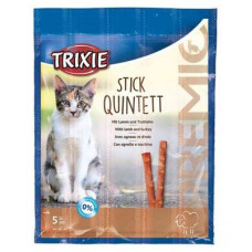 Ласощі Trixie (Тріксі) Stick Quintett для котів палички з ягням та індичкою