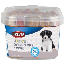 Ласощі Trixie (Тріксі) Junior Soft Snack Bones для цуценят з куркою, бараниною, лососем та кальцієм