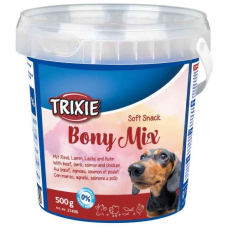 Ласощі Trixie (Тріксі) Soft Snack Bony Mix для собак з яловичиною, ягням, лососем та куркою