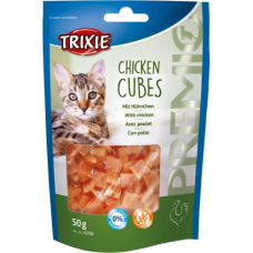 Ласощі Trixie (Тріксі) Premio Cheese Chicken Cubes для котів кубики з куркою та сиром