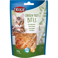 Ласощі Trixie (Тріксі) Premio Chicken Filet Bites для котів сушене куряче філе