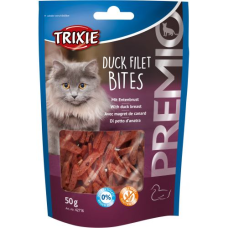 Ласощі Trixie (Тріксі) Premio Duck Filet Bites для котів сушене філе качки