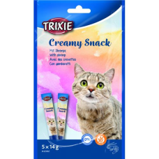 Ласощі Trixie (Тріксі) Creamy Snacks для котів з тунцем та креветками