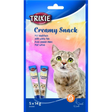 Ласощі Trixie (Тріксі) Creamy Snacks для котів з білою риби