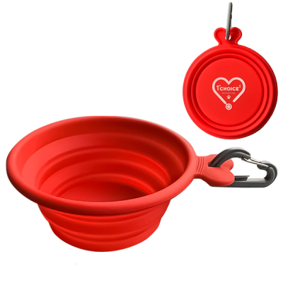 картинка Брендована складна миска для собак та котів 1st Choice (Фест Чойс) Collapsible Silicone Pet Bowl